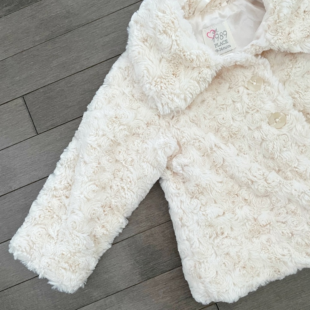 🍂 Baby Girl Fluffy Faux Fur Jacket 🍂